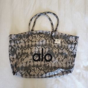 ALO tie dye tote bag
